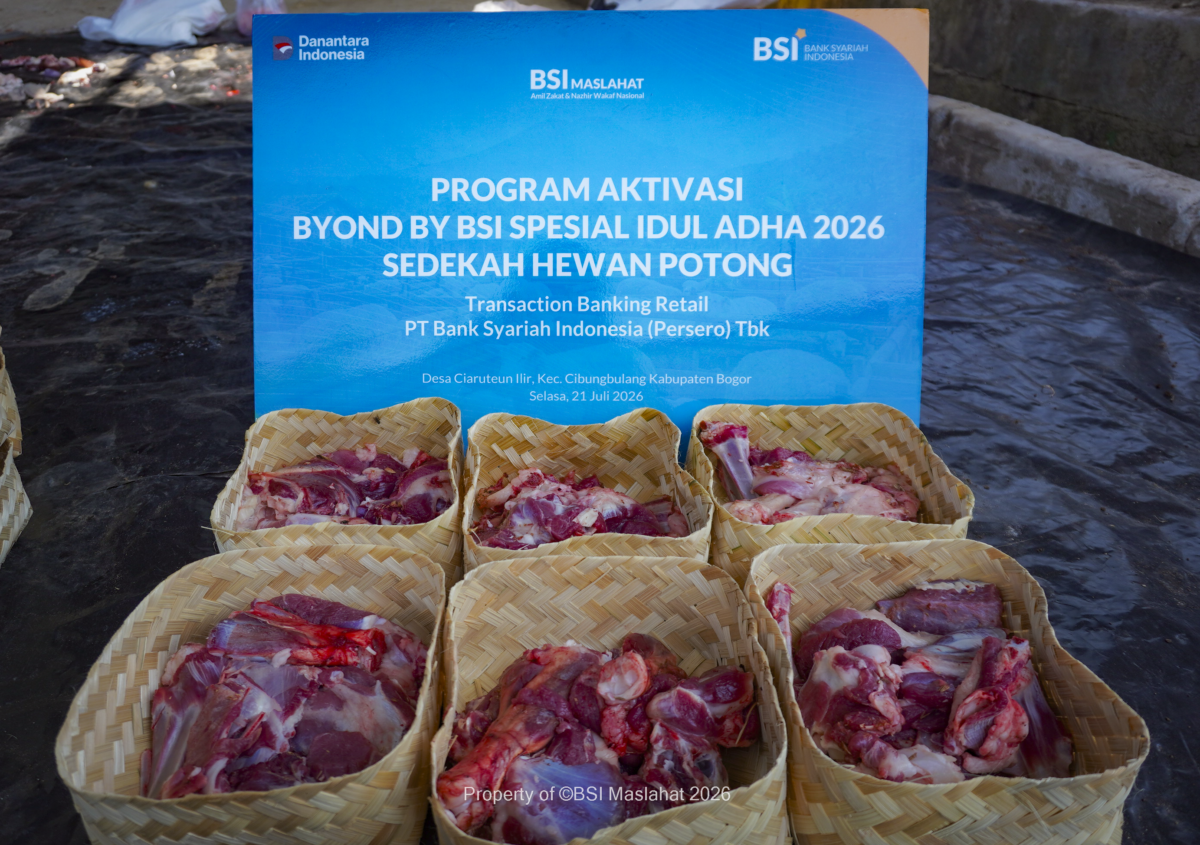 BSI Maslahat dan BSI Salurkan Sedekah Hewan via BYOND
