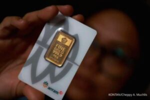 Harga Emas Antam Hari Ini Bertahan di Level Rp 2.614.000