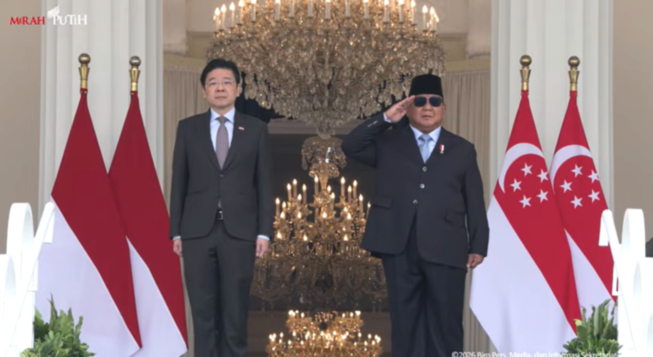 Prabowo dan Lawrence Wong Perkuat Kerja Sama Energi serta Pertahanan