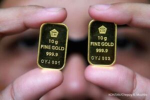 Harga Emas Antam Naik Rp 8.000 Menjadi Rp 2.614.000 Per Gram