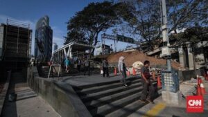 MRT Jakarta Hadapi Tantangan Rumit Bangun Pedestrian Deck Dukuh Atas