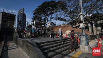 MRT Jakarta Hadapi Tantangan Rumit Bangun Pedestrian Deck Dukuh Atas
