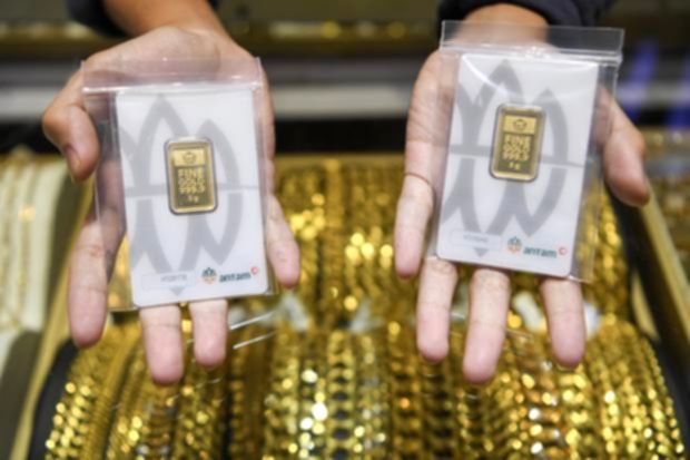 Harga Emas Antam Melonjak Rp40 Ribu Jadi Rp2,7 Juta Per Gram