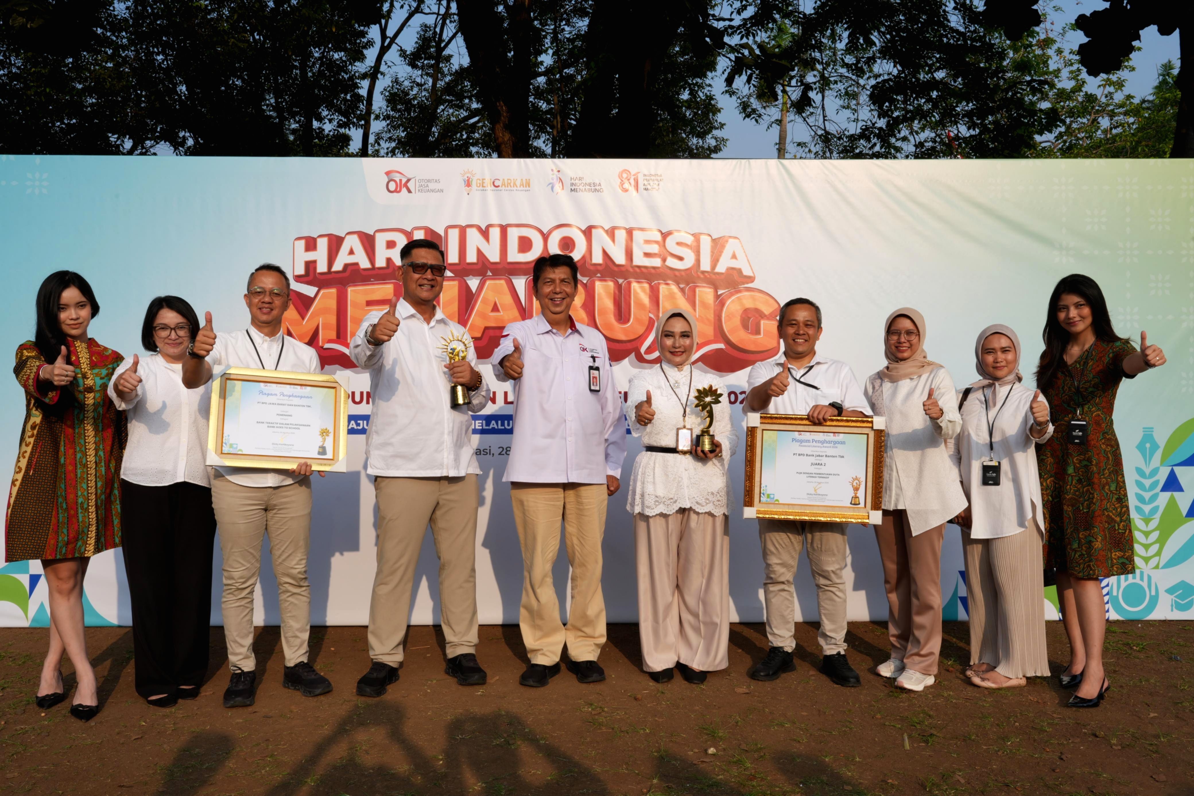 Bank BJB Raih Dua Penghargaan OJK Berkat Edukasi Literasi Keuangan