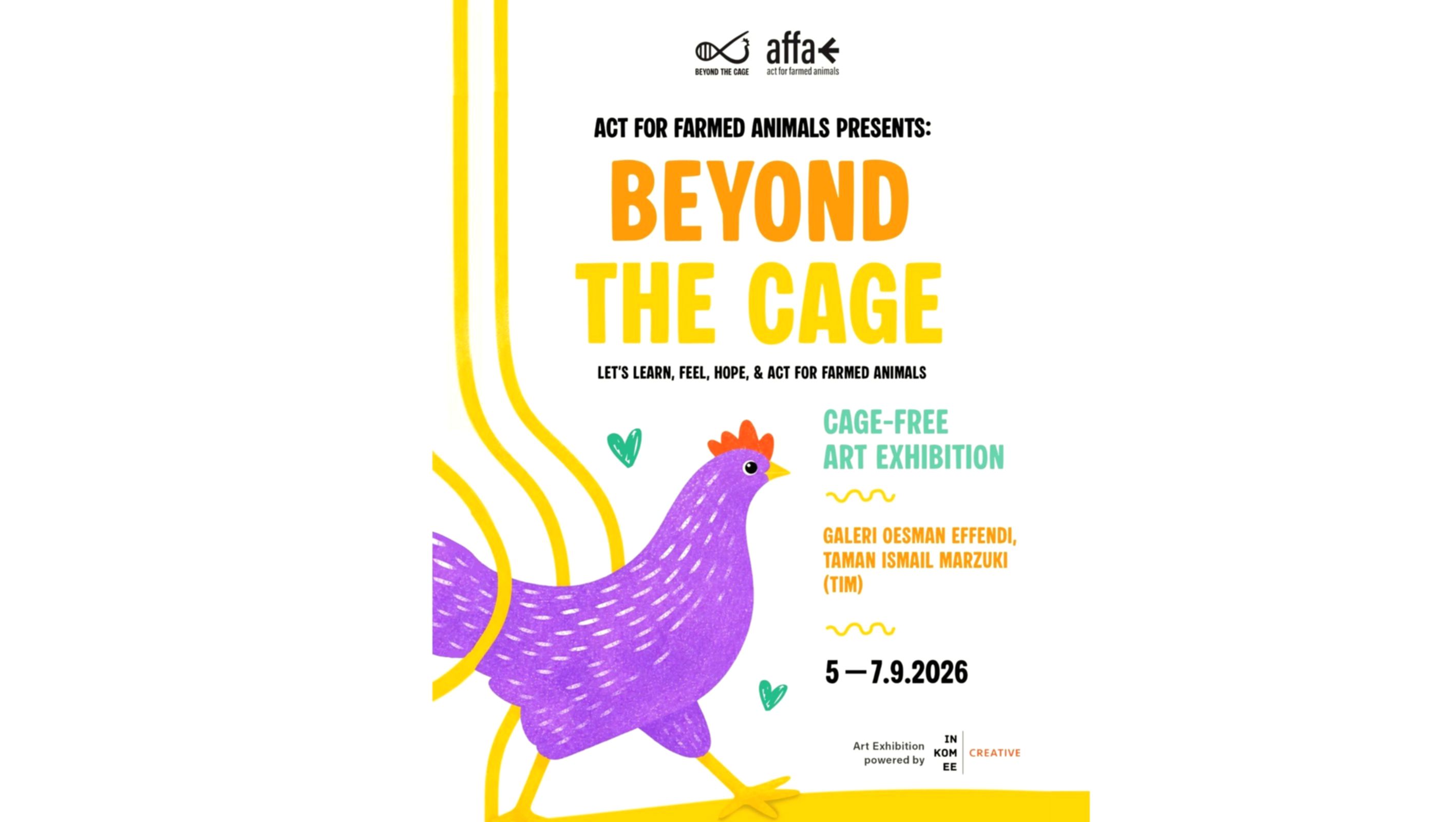 Pameran Beyond the Cage Soroti Kesejahteraan Ayam dan Keamanan Pangan