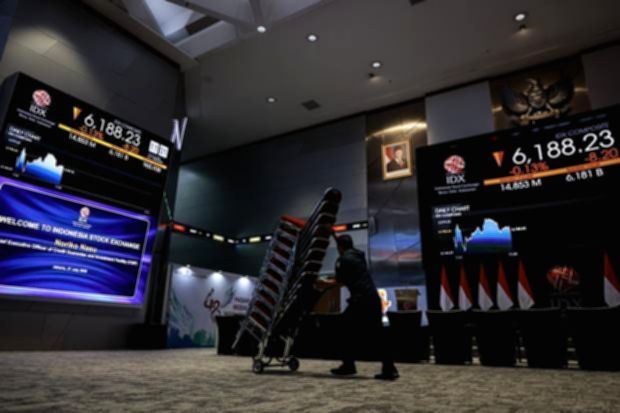 IHSG Sesi I Melemah ke 6.313 Jelang RDG BI, Saham Energi Lesu
