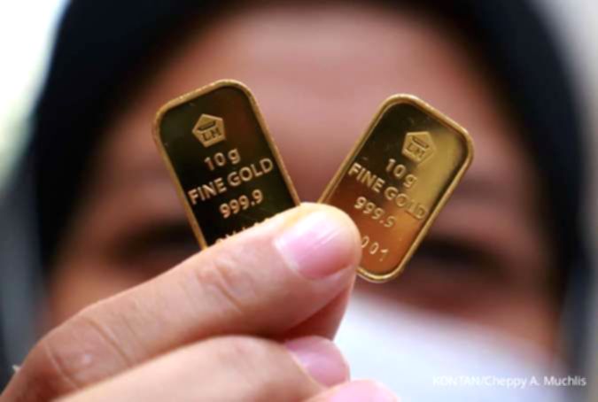 Harga Emas Antam Turun Rp 17.000 Menjadi Rp 1.061.000 Per Gram